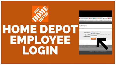 home depot login.